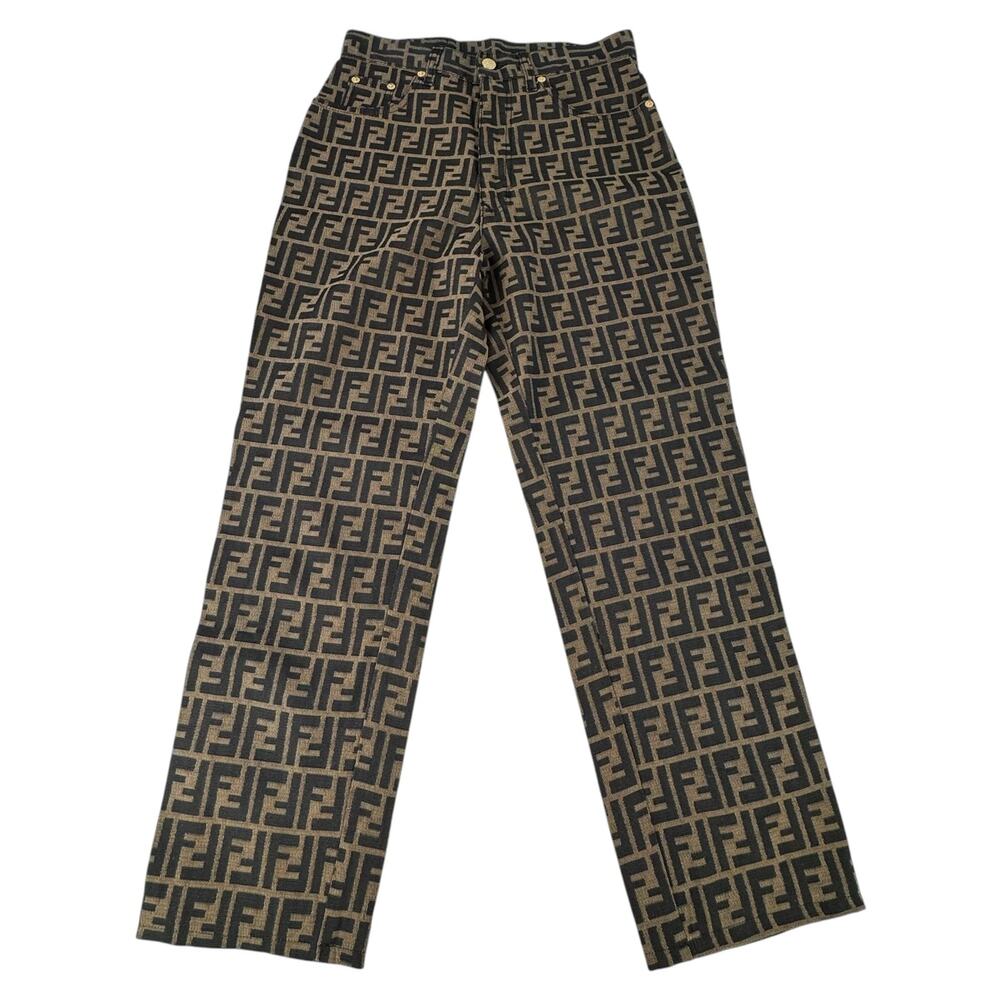 Fendi Vintage Zucca Print Pant